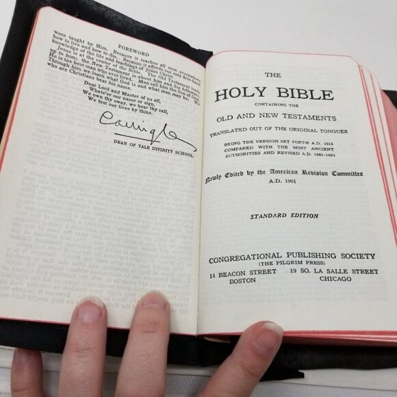 1929 HOLY BIBLE STANDARD EDITION International Council of Religious Education - Picture 10 of 10